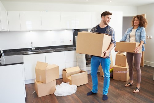 Large removal vehicle for home and office relocation in Blackfriars
