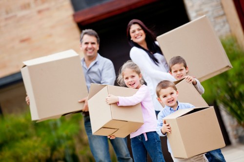 Professional van moving furniture in central London Blackfriars