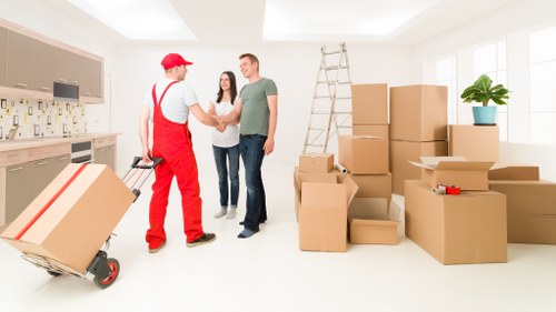 Local Blackfriars move with careful handling in an apartment building