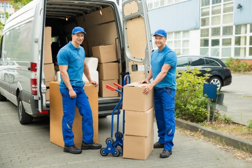 Central London removal team loading furniture quickly and safely