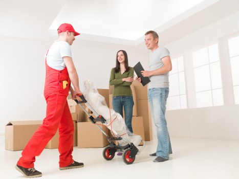Furniture loading and transport for removal services in Blackfriars