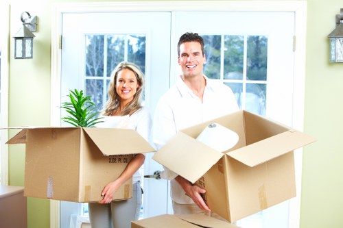 Professional movers handling a central London relocation near Blackfriars